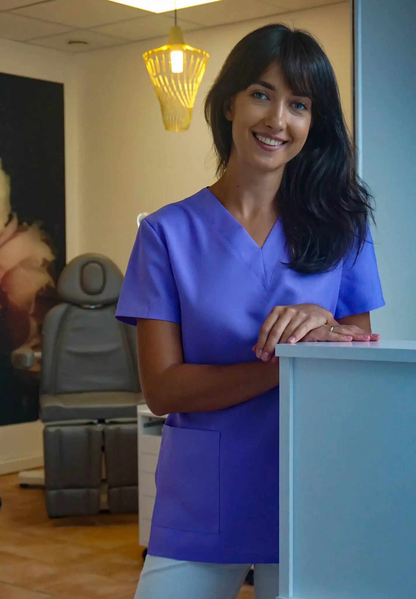 Magdalena Wilk w gabinecie podologicznym